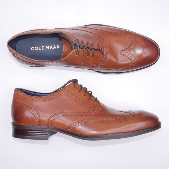Mens Size Cole Haan Wayne Wingtip Lace 